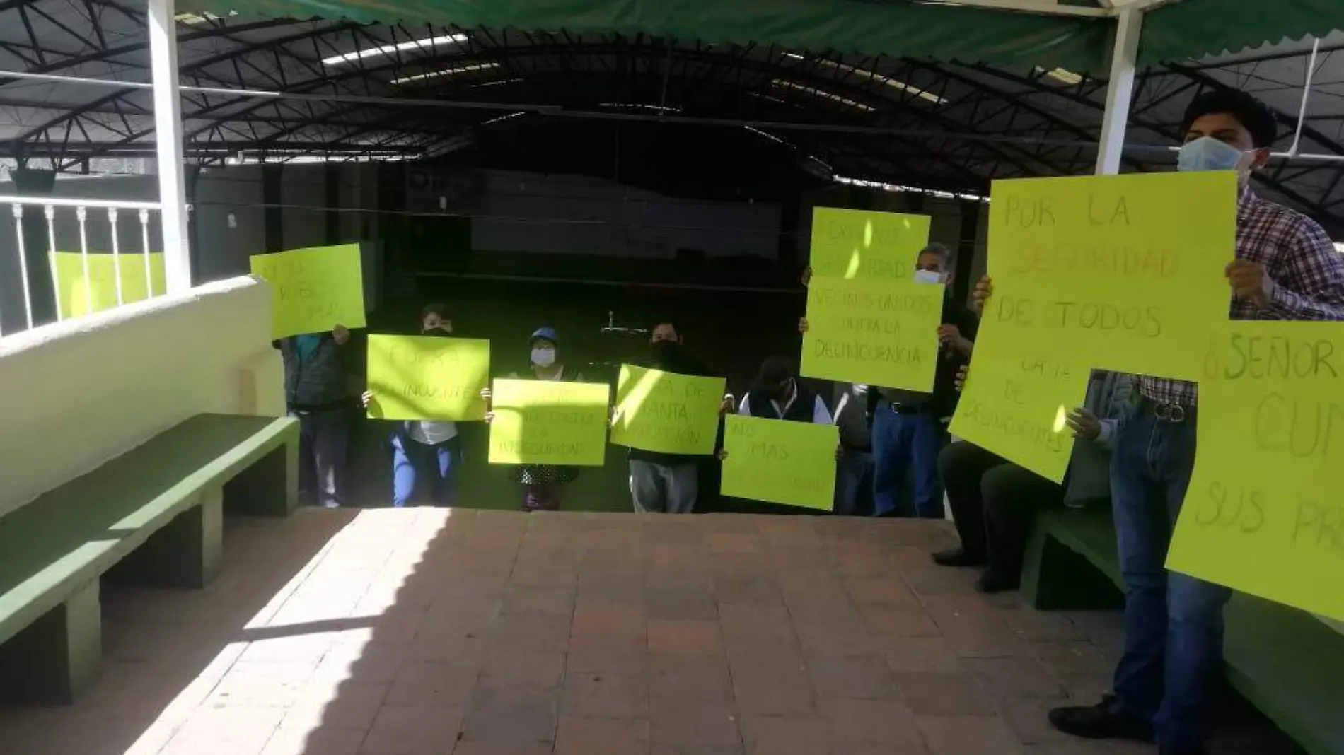 manifestación san salvador el verde